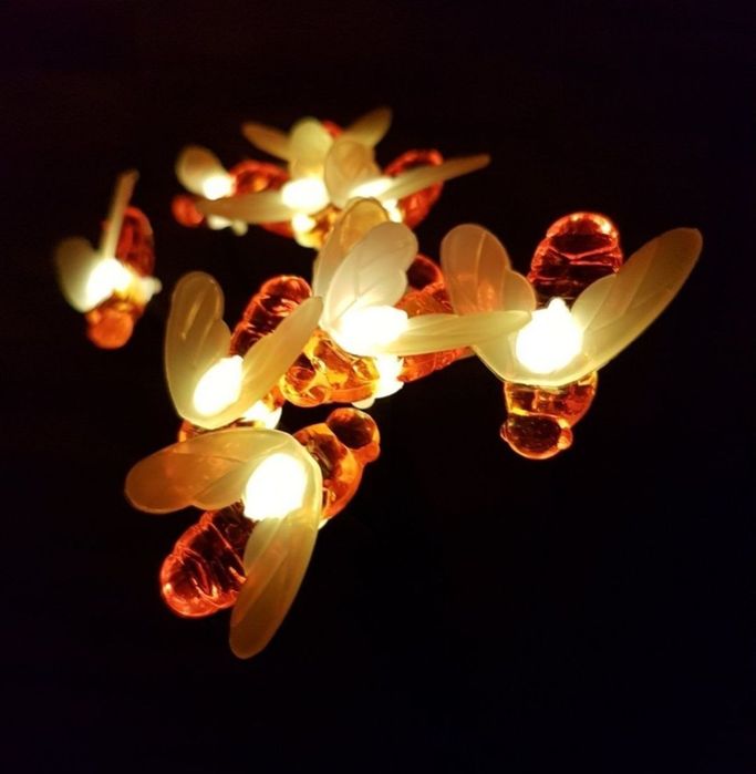 Сонячні світильники бджілки. Садовий ліхтар. Садовый светильник