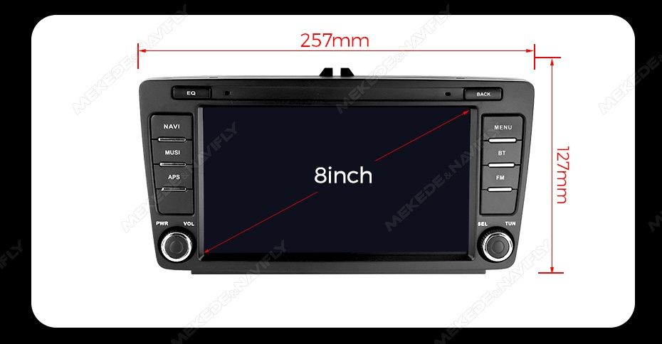 Штатна магнітола 6/64Gb Skoda Octavia A5 Yeti Android 15