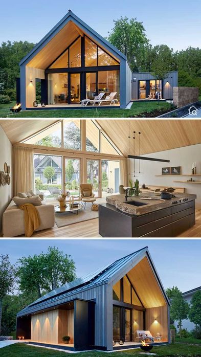 Casas Pré-Fabricadas T0 a T6 | Chave na Mão Bungalows Modernos com Painéis Solares