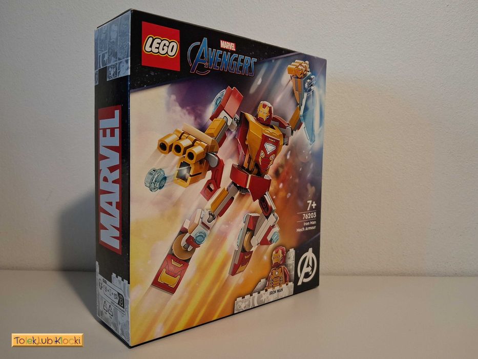 LEGO Marvel [76203] - Mechaniczna zbroja Iron Mana [NOWY]