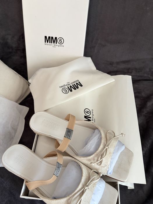 Ekskluzywne Skórzane Klapki / Mules  – Nowe / Full Set