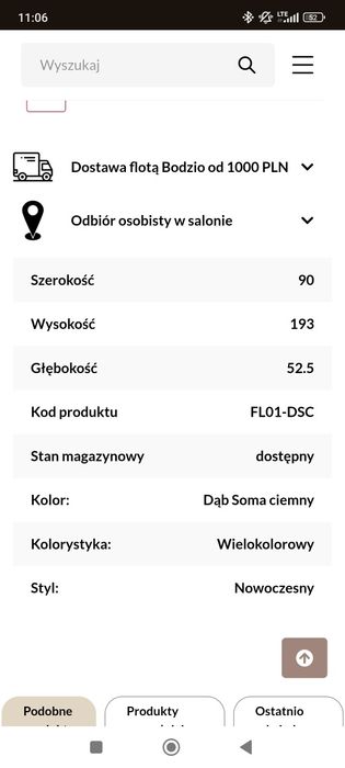 Zestaw Mebli do sypialni