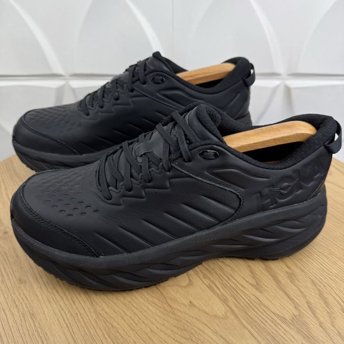 Оригінальні шкіряні кросівки Hoka bondi SR