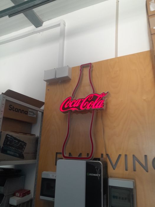 Reclame luminoso coca cola