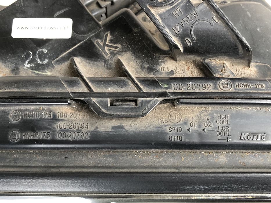 Фари ліва права Subaru Legacy OUTBACK 100-20792