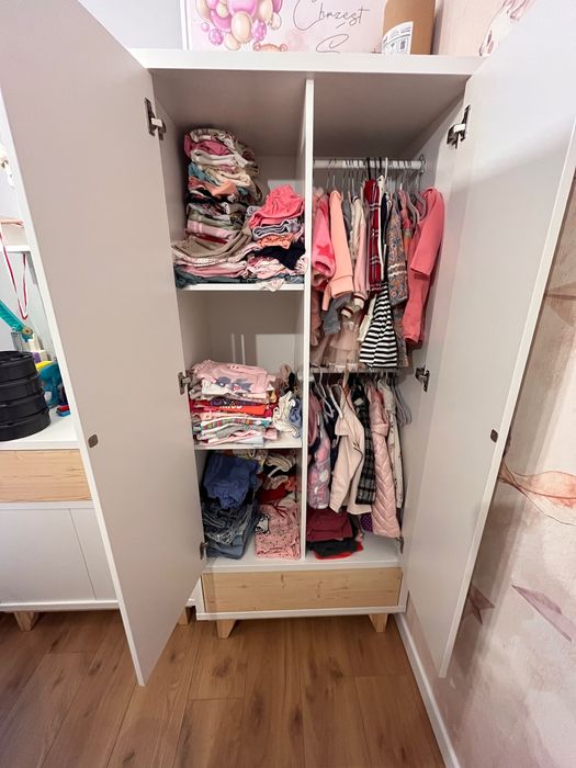 Meble dziecięce - szafa, komoda, łóżeczko dzieciece