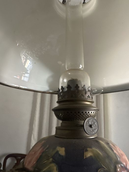 candeeiro de teto de "subir e descer”estilo Art Nouveau