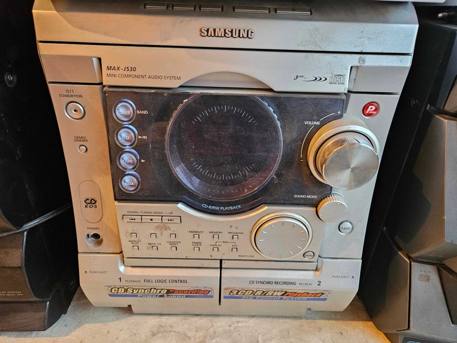 Magnetofon sony philips samsung jvc 4 sztuki