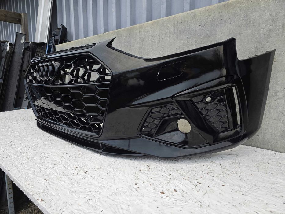 AUDI a4 b9 рестайлінг rs4 black бампер передній