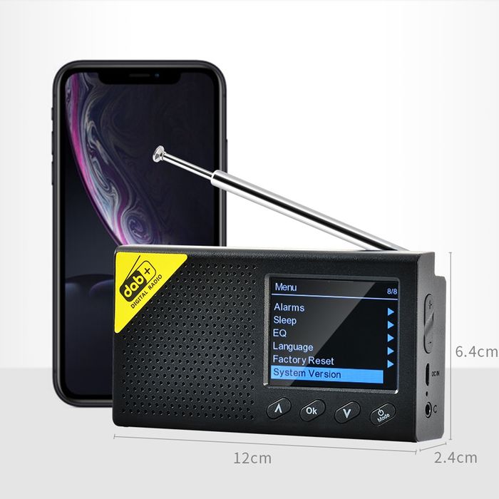 Portable Digital Radio FM DAB+ with Bluetooth **NEW**64409491499523120