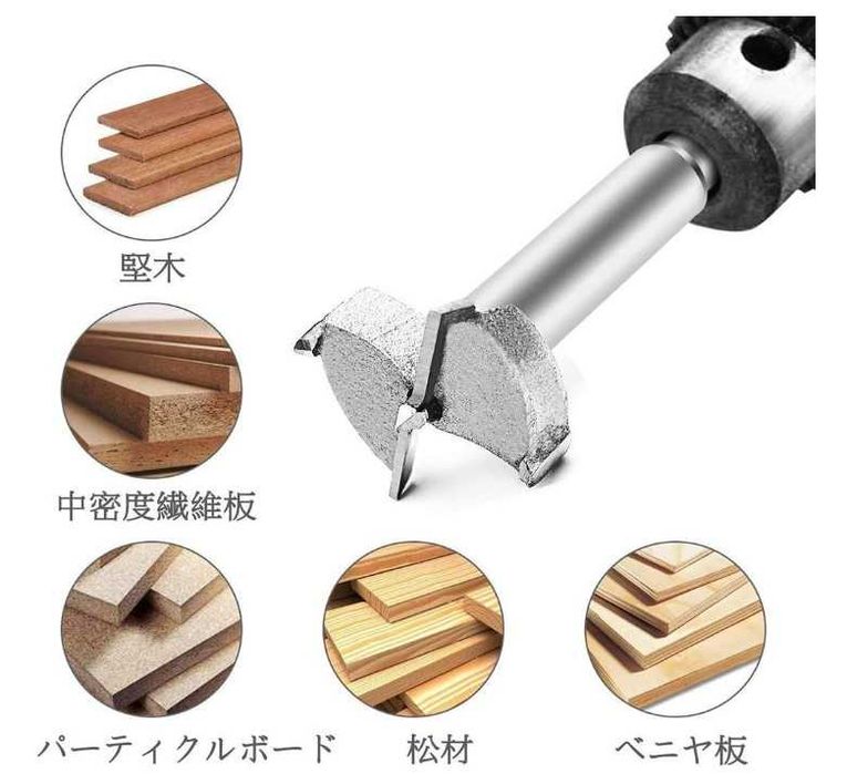Frez Forstnera/otwornica do drewna 100mm Utoolmart