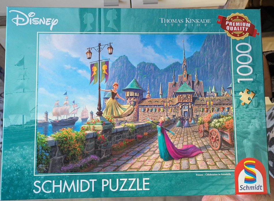 Puzzle - 4x1000 - kompletne, raz układane