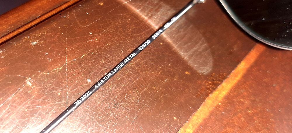 Ray Ban Aviator Gun Metal Mirror Originais e Novos