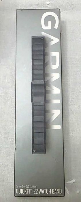Pulseira Garmin QuickFit 22 Carbon Gray DLC Titanium