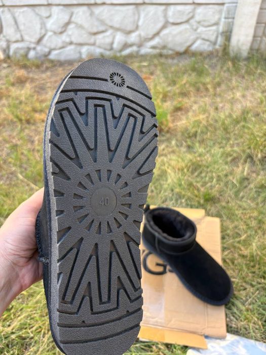 Угі черевики UGG Ultra Mini 40 розмір УГГ Чорні УГІ