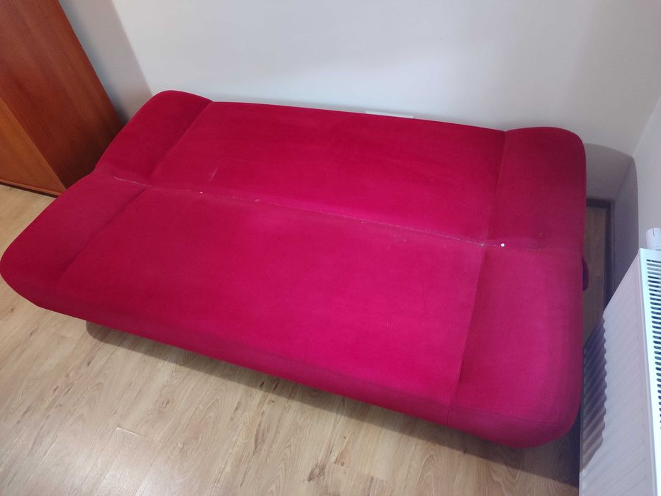 Kanapa firmy Bodzio - czerwona