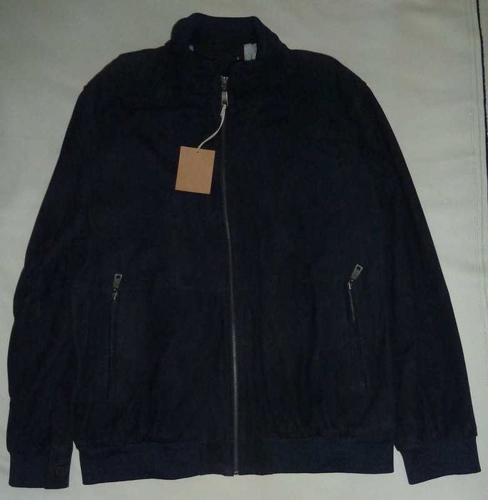 Blusão novo de camurça azul escura HI Buxter 58 / 3XL