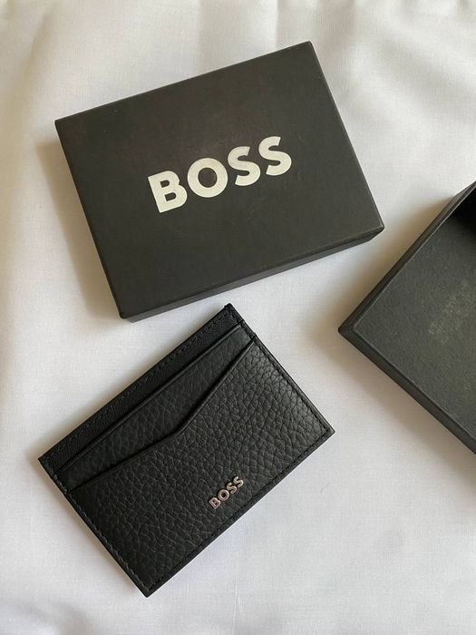BOSS | Чоловічий шкіряний кардхолдер (гаманець)