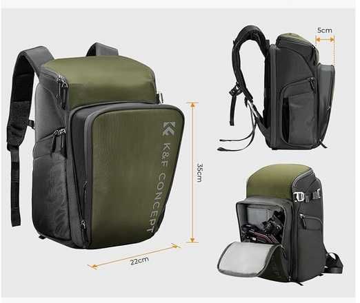 K & F Mochila fotografia