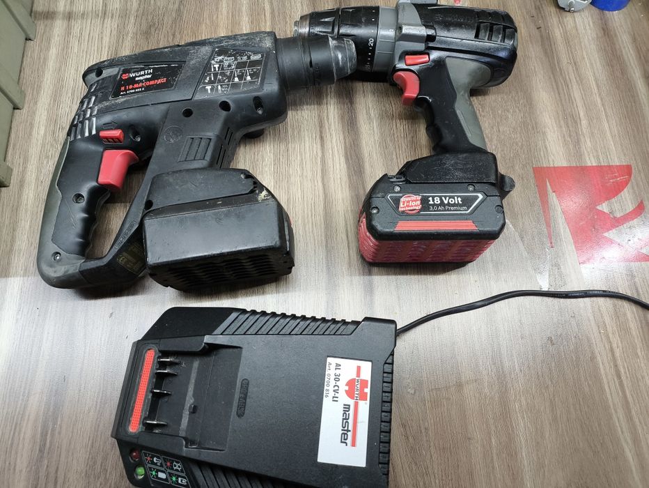 Conjunto máquinas wurth