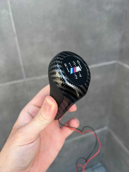 Ручка КПП для BMW M с красной подсветкой E30 Е36 Е39 Е46 Е53 Е60 Е90