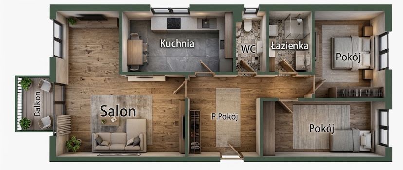 Kalina | 3 pokoje | 57m2 | remont | winda