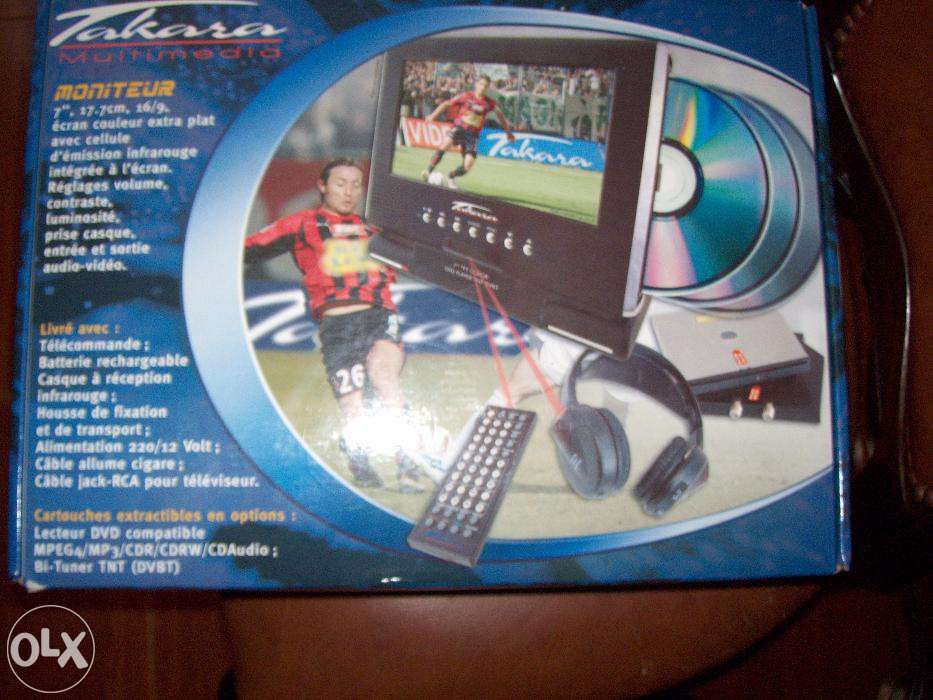 Leitor DVD para viatura com TV