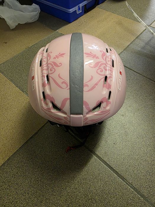 Kask narciarski różowy +gogle Arctica