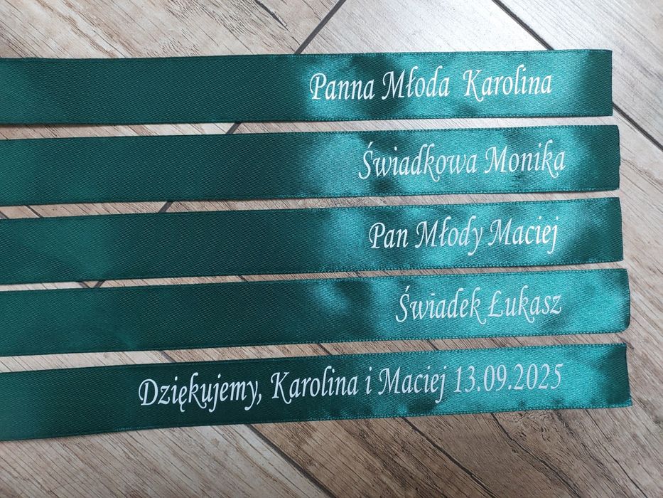 Winietki na wstążce