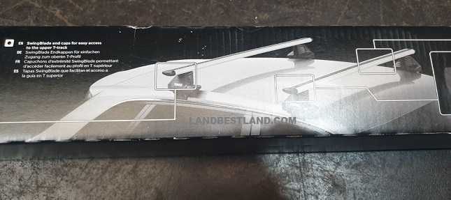 CONJUNTO THULE BARRAS DE TEJADILHO 135CM EM ALUMINIO