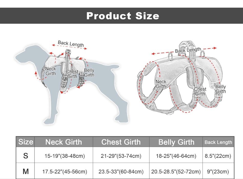 Szelki dla psów Didog Escape Proof, oddychające,do podnoszenia