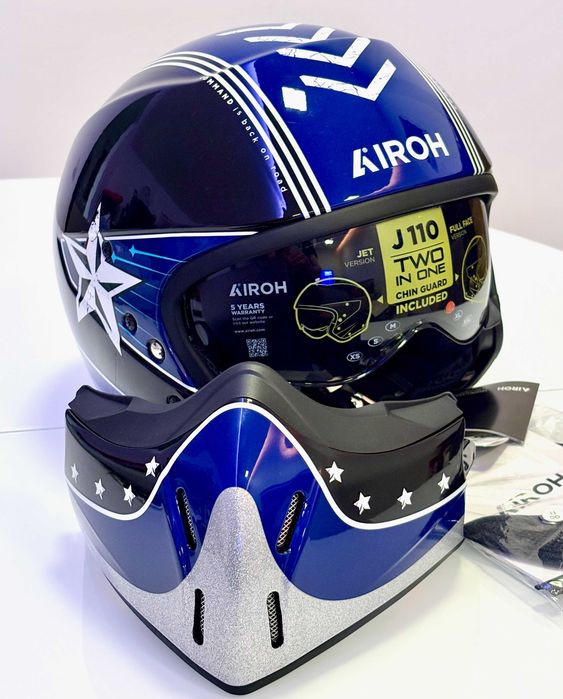Capacete NOVO Airoh J110 Command 2 in 1 (35% Desconto) Tam XS-S-L-XXL