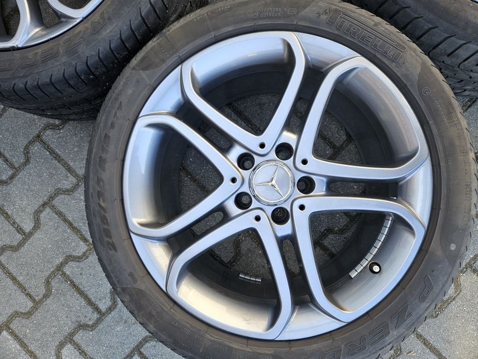 Oryginalne Felgi Aluminiowe 18" Mercedes W212  2xET34.5 2xET48 5x112