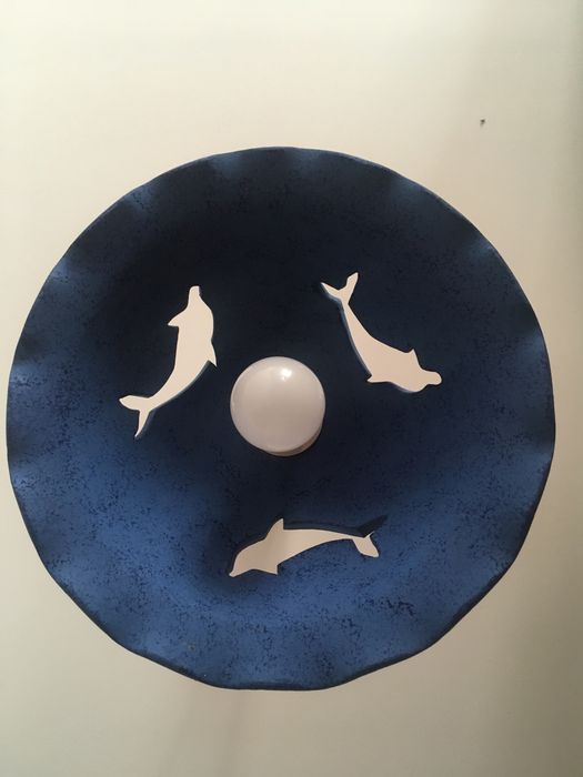 Ceramic Dolphin Lamp64751302191106122
