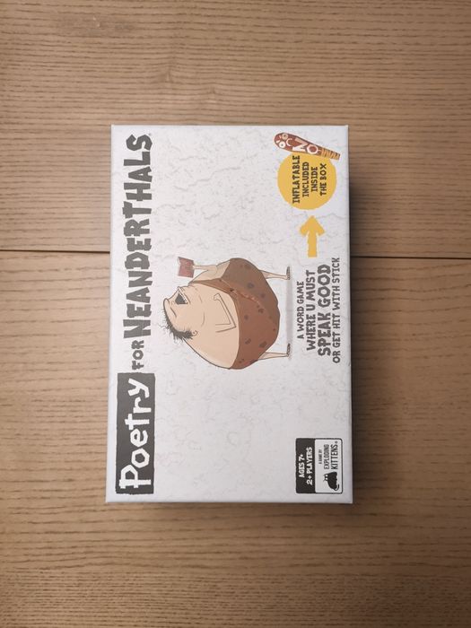 Poetry Neanderthals Boardgame