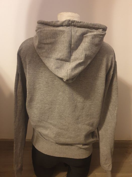 Bluza dresowa S szara kangurka kaptur Fuck FSBN młodzieżowa