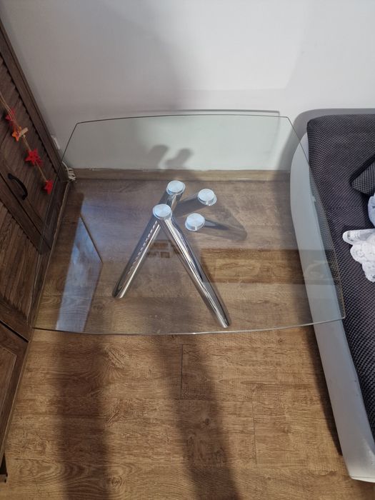 Stolik szklany 88cm na 88cm