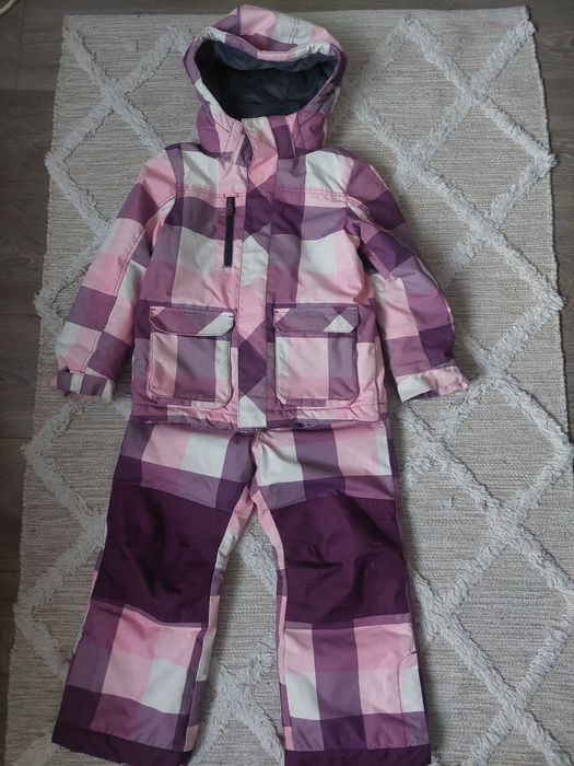 Komplet zimowy dla dziewczynki (kurtka i spodnie) h&m rozmiar 110