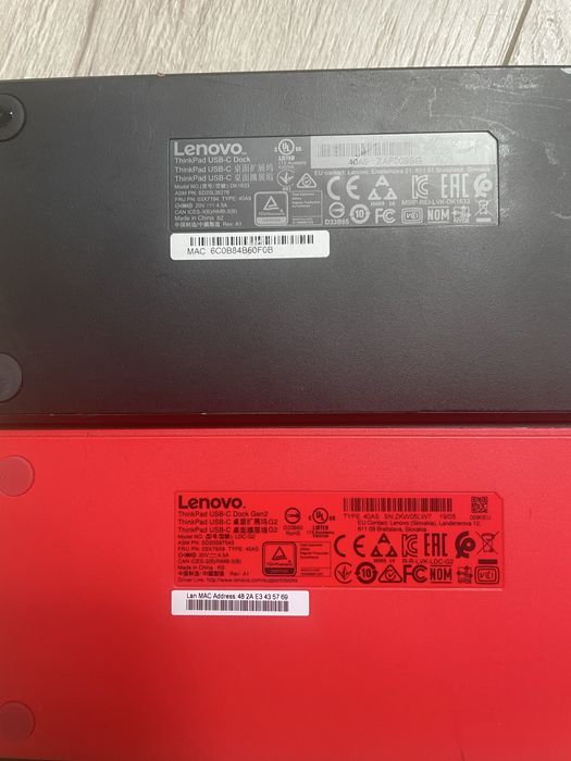 Док-станція lenovo ThinkPad Gen2(без блоку живлення)
