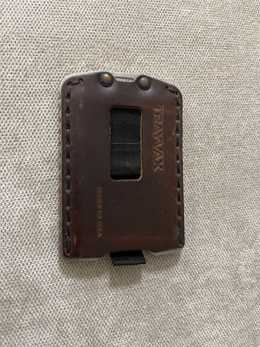 Portfel skórzany Trayvax Ascent, Tobacco Brown