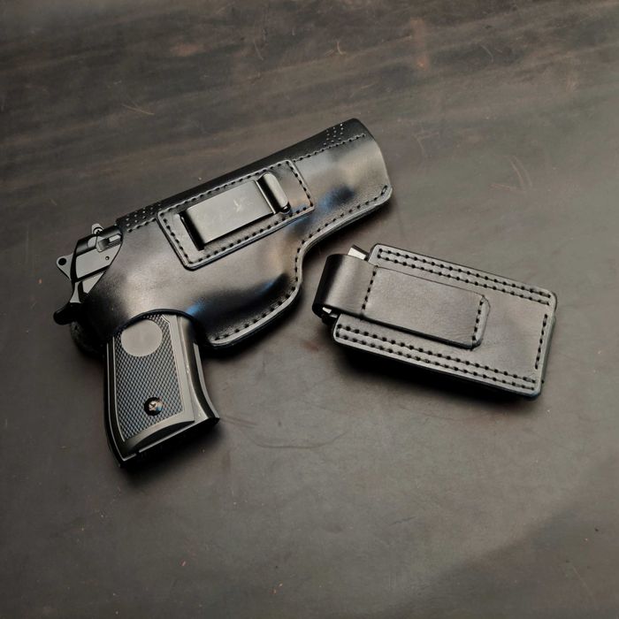 Шкіряна кобура для Beretta M9 та Beretta 92F (92FS) + паучер, Беретта