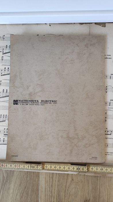 Receiver Technics National SA-5600X - Manual de instruções antigo