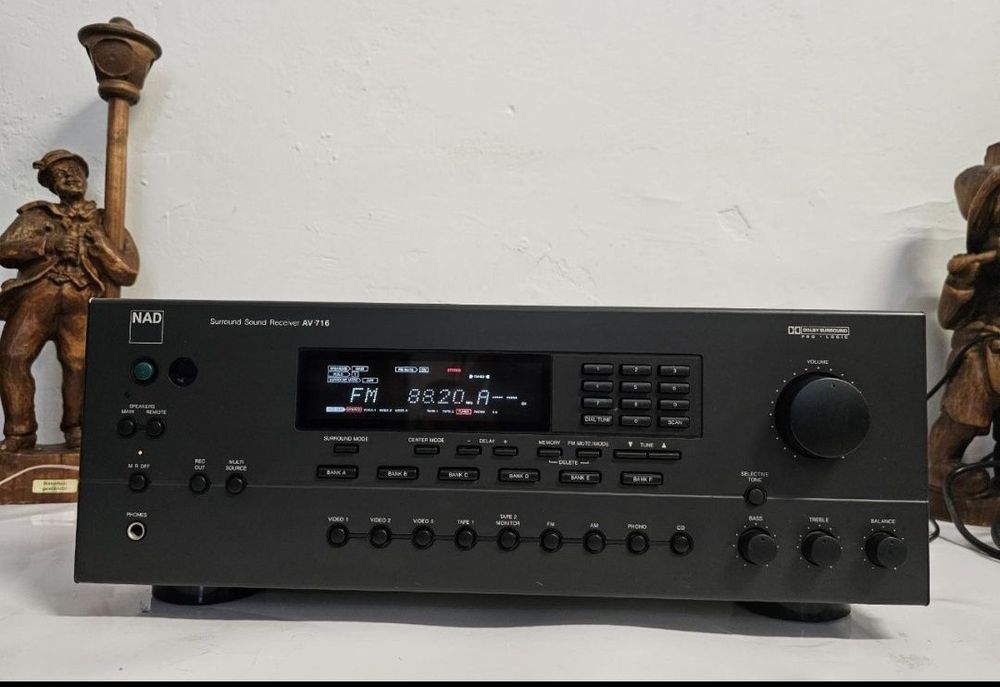Amplituner NAD AV-716 5.1 | 80 W/kan. | Mocny, muzykalny dźwięk