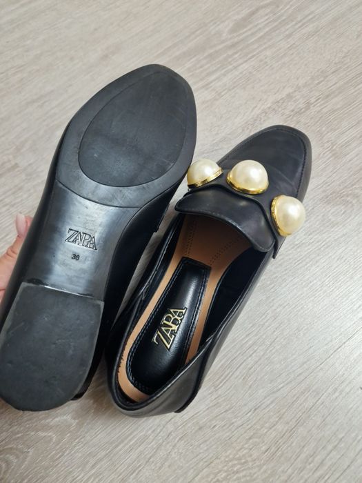 Туфли лоферы zara