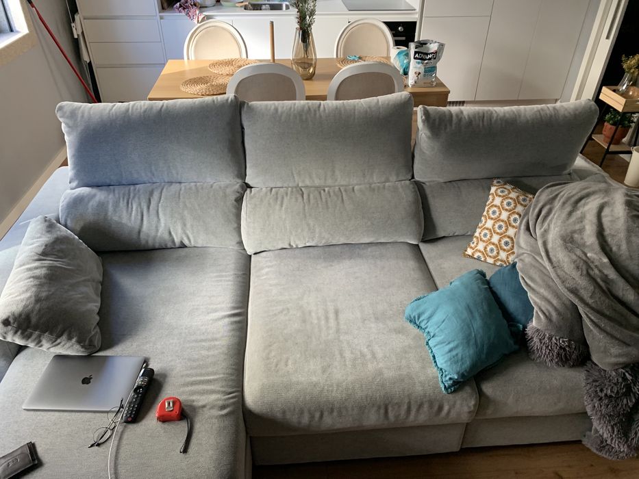 Sofá cama IKEA 3 lugares cinzento