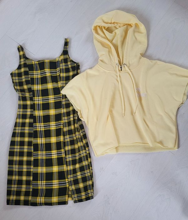 Sukienka h&m i bluzka xxs