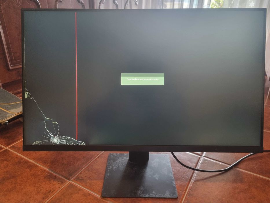 Monitor Mi 2K Gaming 27" — com tela partida (~30%) mas 100% funcional64739101306882121