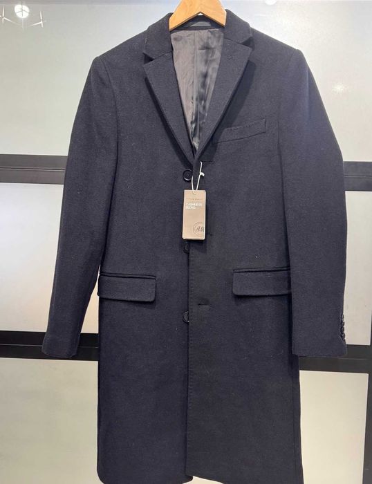 Стильне пальто бренд H&M Premium кашемір
