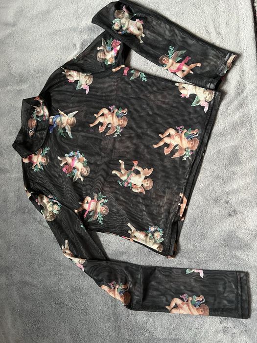 Przeźroczysty top