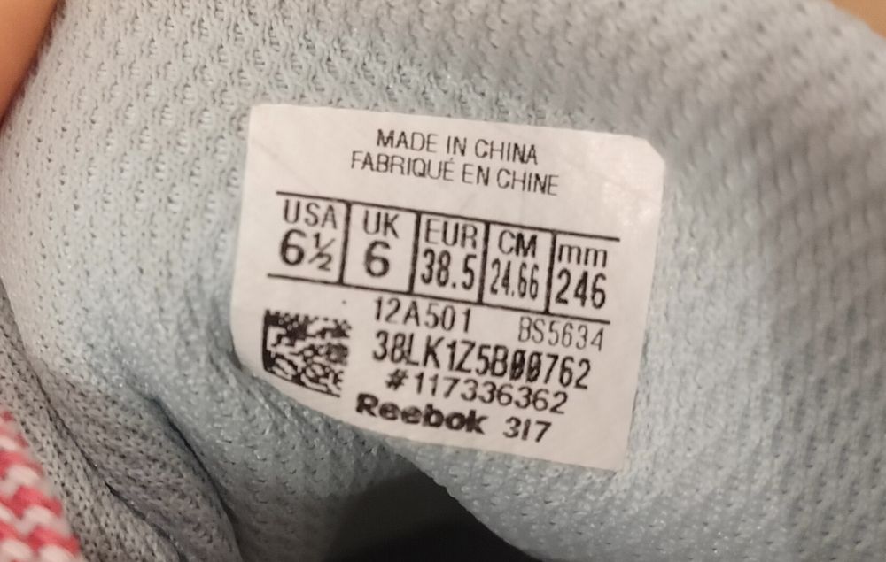 Buty Reebok rozm.38,5